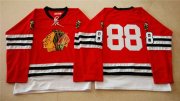 Wholesale Cheap Mitchell And Ness 1960-61 Blackhawks #88 Patrick Kane Red Stitched NHL Jersey