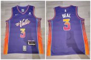 Cheap Suns 3 Bradley Beal Purple Nike 2023-24 City Edition Swingman Jersey
