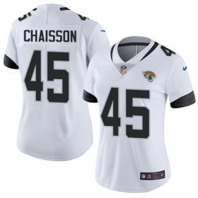 Wholesale Cheap Nike Jaguars #45 K\'Lavon Chaisson White Women\'s Stitched NFL Vapor Untouchable Limited Jersey