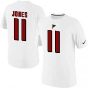 Wholesale Cheap Nike Atlanta Falcons #11 Julio Jones Pride Name & Number NFL T-Shirt White