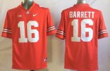 Wholesale Cheap Ohio State Buckeyes #16 J.T. Barrett 2014 Red Limited Jersey
