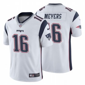 Wholesale Cheap Men\'s New England Patriots #16 Jakobi Meyers Vapor Untouchable Limited White Jersey