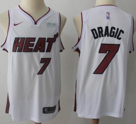 Wholesale Cheap Nike Miami Heat #7 Goran Dragic White NBA Swingman Association Edition Jersey