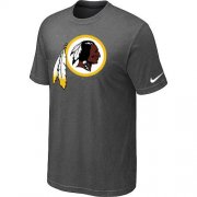 Wholesale Cheap Washington Redskins Sideline Legend Authentic Logo Dri-FIT Nike NFL T-Shirt Crow Grey