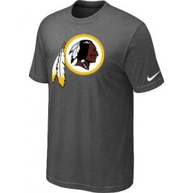 Wholesale Cheap Washington Redskins Sideline Legend Authentic Logo Dri-FIT Nike NFL T-Shirt Crow Grey