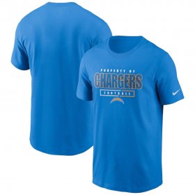 Wholesale Cheap Los Angeles Chargers Nike Team Property Of Essential T-Shirt Powder Blue