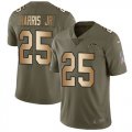 Wholesale Cheap Nike Chargers #25 Chris Harris Jr Olive/Gold Youth Stitched NFL Limited 2017 Salute To Service Jersey