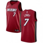 Wholesale Cheap Men Nike Miami Heat 7 Kyle Lowry Red NBA Swingman Statement Edition Jersey