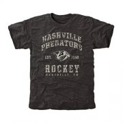 Wholesale Cheap Men's Nashville Predators Black Camo Stack T-Shirt