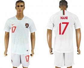 Wholesale Cheap Portugal #17 Nani Away Soccer Country Jersey