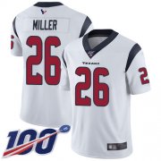 Wholesale Cheap Nike Texans #26 Lamar Miller White Men's Stitched NFL 100th Season Vapor Limited Jersey