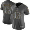Wholesale Cheap Nike Saints #43 Marcus Williams Gray Static Women's Stitched NFL Vapor Untouchable Limited Jersey
