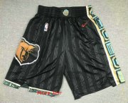 Wholesale Cheap Men's Memphis Grizzlies Black Nike 2021 NEW Swingman City Edition Shorts