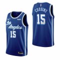 Wholesale Cheap Los Angeles Lakers #15 Demarcus Cousins Blue 2019-20 Classic Edition Stitched NBA Jersey