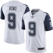 Wholesale Cheap Nike Cowboys #9 Tony Romo White Men's Stitched NFL Limited Rush Jersey