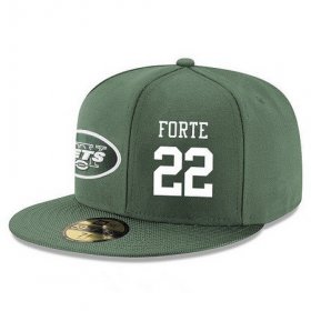 Wholesale Cheap New York Jets #22 Matt Forte Snapback Cap NFL Player Green with White Number Stitched Hat