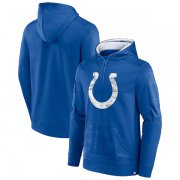 Wholesale Cheap Men's Indianapolis Colts Royal On The Ball Pullover Hoodie
