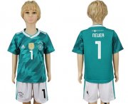 Wholesale Cheap Germany #1 Neuer Away Kid Soccer Country Jersey
