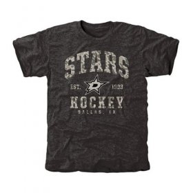 Wholesale Cheap Men\'s Dallas Stars Black Camo Stack T-Shirt