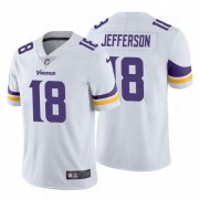 Wholesale Cheap Men's Minnesota Vikings #18 Justin Jefferson 2020 White Vapor Untouchable Nike Limited Jersey