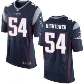 Wholesale Cheap Nike Patriots #54 Dont\'a Hightower Navy Blue Team Color Men\'s Stitched NFL New Elite Jersey