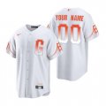 Wholesale Cheap Men's San Francisco Giants Custom White 2021 City Connect MLB Cool Base Nike Jersey