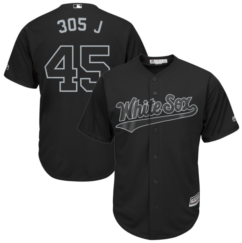Wholesale Cheap White Sox #45 Michael Jordan Black "305 J" Players Weekend Cool Base Stitched MLB Jersey
