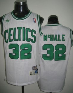 Wholesale Cheap Boston Celtics #32 Kevin McHale White Swingman Throwback Jersey
