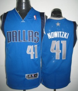 Wholesale Cheap Dallas Mavericks #41 Dirk Nowitzki Light Blue Jersey