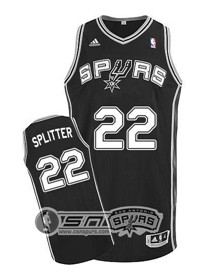 Wholesale Cheap San Antonio Spurs #22 Tiago Splitter Black Swingman Jersey