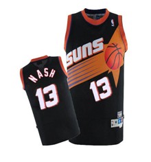 Wholesale Cheap Phoenix Suns #13 Steve Nash Black Swingman Throwback Jersey