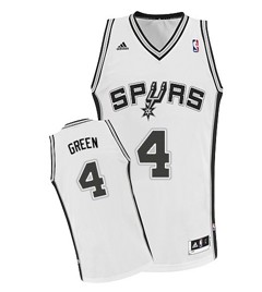 Wholesale Cheap San Antonio Spurs #4 Danny Green White Swingman Jersey