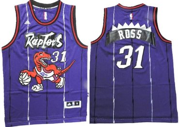 Cheap Toronto Raptors #31 Terrence Ross Hardwood Classic Purple Swingman Kids Jersey