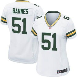 Wholesale Cheap Women\'s Green Bay Packers #51 Krys Barnes Game White Jersey