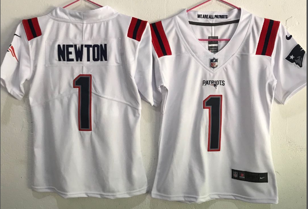 Wholesale Cheap Youth New England Patriots #1 Cam Newton White 2020 NEW Vapor Untouchable Stitched NFL Nike Limited Jersey