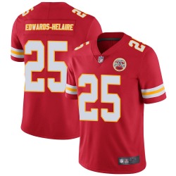 Wholesale Cheap Youth Nike Kansas City Chiefs #25 Clyde Edwards-Helaire Limited Red Team Color Vapor Untouchable Jersey