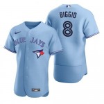Wholesale Cheap MLB Toronto Blue Jays #8 Cavan Biggio sky Blue 2020 Nike FlexBase Jersey