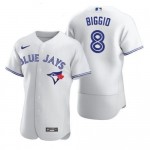 Wholesale Cheap MLB Toronto Blue Jays #8 Cavan Biggio White 2020 Nike FlexBase Jersey