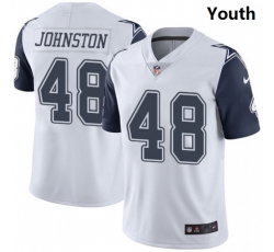 Wholesale Cheap Youth Dallas Cowboys #48 Daryl Johnston Nike Rush Limited Jersey