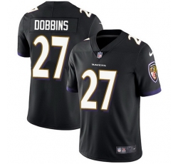 Wholesale Cheap Nike Ravens 27 J K Dobbins Black Alternate Men Stitched NFL Vapor Untouchable Limited Jersey