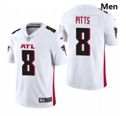 Wholesale Cheap Men Atlanta Falcons #8 Kyle Pitts White 2021 Draft Jersey