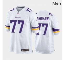 Wholesale Cheap Men Minnesota Vikings #77 Christian Darrisaw Purple White 2021 Draft Jersey