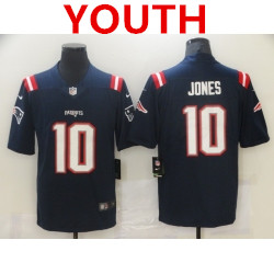 Wholesale Cheap Youth new england patriots #10 mac jones navy 2021 draft vapor limited jersey