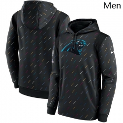 Wholesale Cheap Men Carolina Panthers Nike Charcoal 2021 NFL Crucial Catch Therma Pullover Hoodie