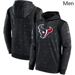 Wholesale Cheap Men Houston Texans Nike Charcoal 2021 NFL Crucial Catch Therma Pullover Hoodie