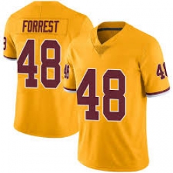 Wholesale Cheap Men\'s Nike Washington Redskins #48 Darrick Forrest Football Rush Limited Jersey