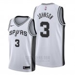 Wholesale Cheap Nike San Antonio Spurs #3 Keldon Johnson White NBA Swingman Association Edition Jersey