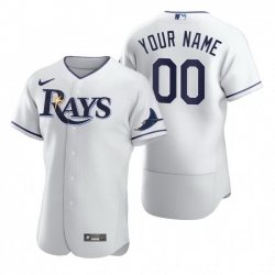 Wholesale Cheap Youth All Size Tampa Bay Rays Custom Nike White 2020 Stitched MLB Flex Base Jersey