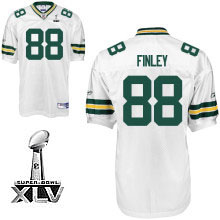 Wholesale Cheap Packers #88 Jermichael Finley White Super Bowl XLV Stitched NFL Jersey